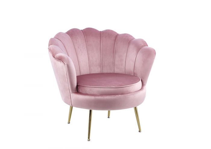 Fotel LC-032-1 różowy